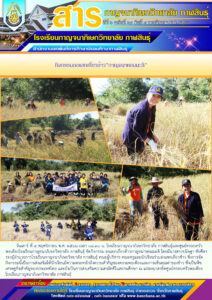 โรงเรียนกาญจนาภิเษกวิทยาลัย กาฬสินธุ์ จัดกิจกรรมลงแขกเกี่ยวข้าว “กาญจนาหอมมะลิ”